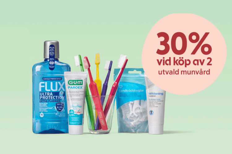 Apotek Hjärtat: Köp 2 få -30% på munvård