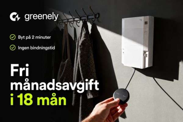 Greenely: upp till 422,50 kr i bonus på nytt elavtal