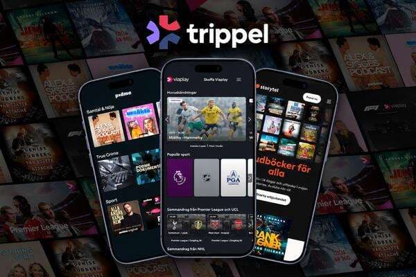 Trippel: Prova Viaplay, Storytel och Podme gratis i 30 dagar